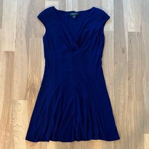 Lauren Ralph Lauren Deep Blue Mini Dress